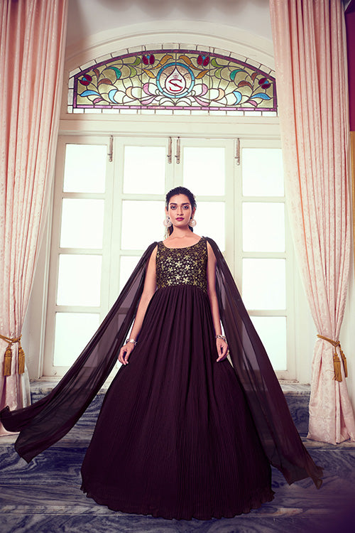 Ready to Wear Designer Wedding Cocktail Anarkali Long Gown Collection