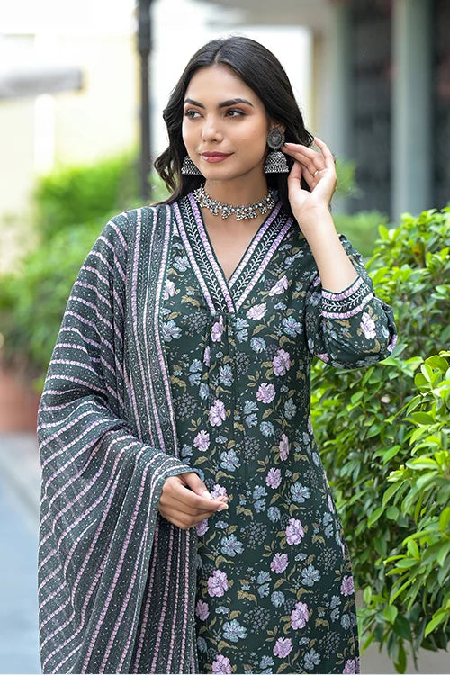 Latest Full Stitched Rayon Kurti with Dupatta for Stylish Women
