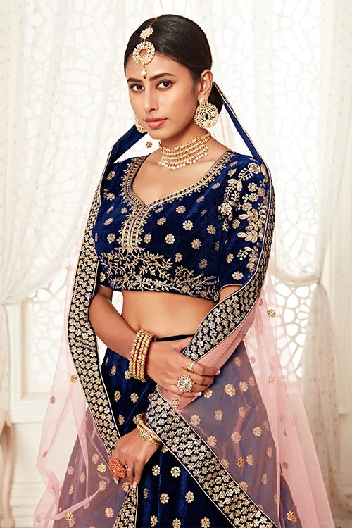 Wedding Collection Embroidery Lehenga Choli With Dupatta