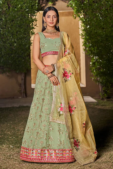 Wonderfull Collection For Women Bridal Wear Lehenga Choli With Dupatta